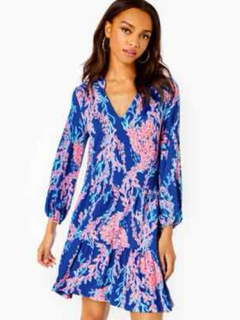 Lilly Pulitzer dress in Borealis Blue Swim on Over